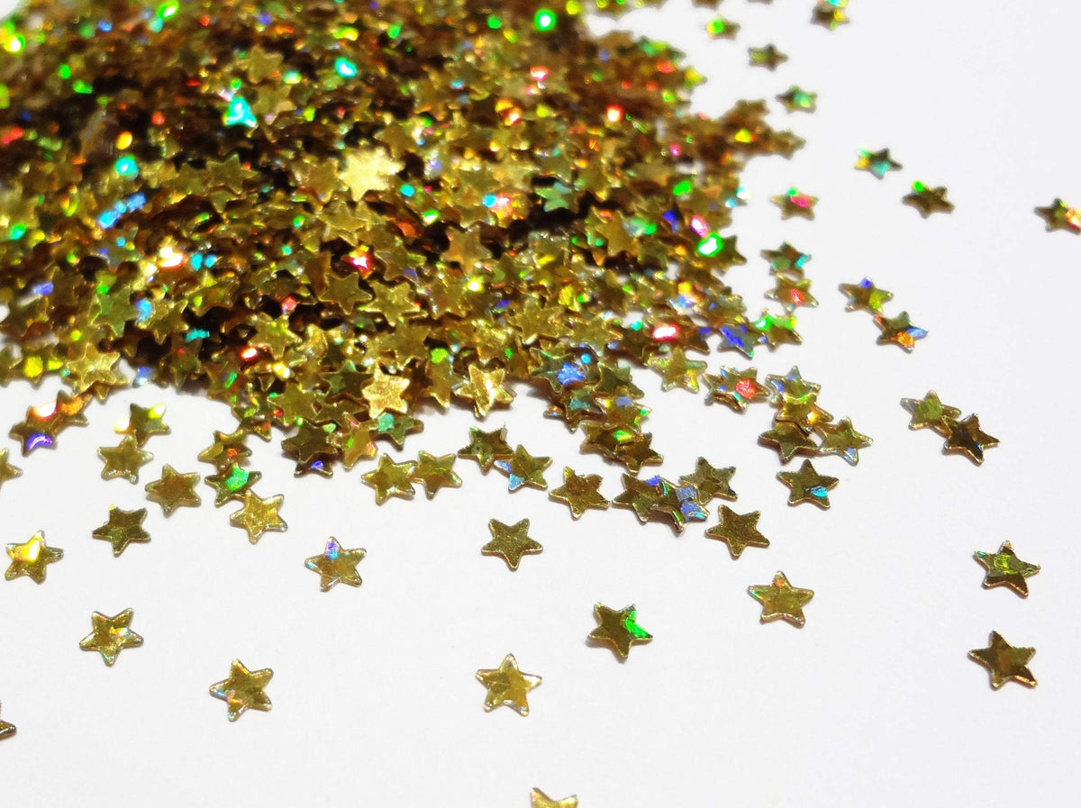 Iridescent Tiny Star Sequins, 2mm – decopopshop