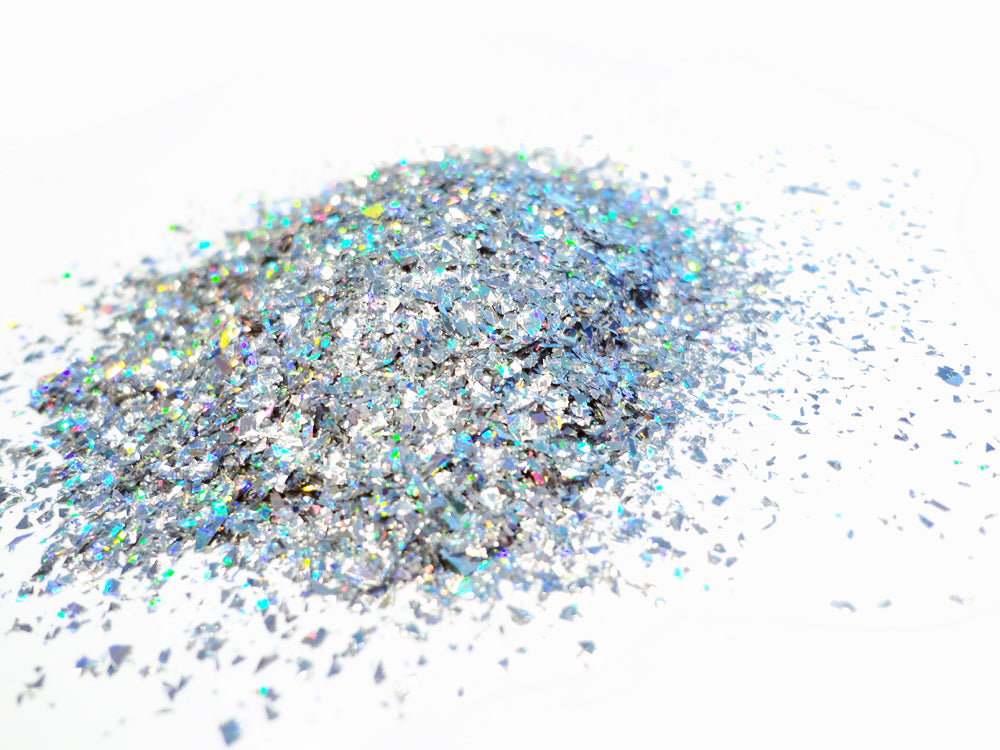Holographic Glitter Dust / Cosmic Silver